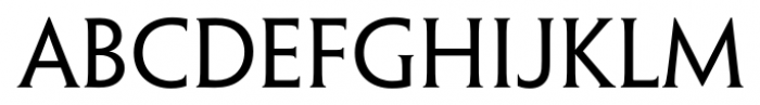 Penumbra Half Serif Std Regular Font LOWERCASE