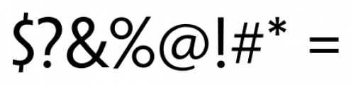 Penumbra Sans Std Regular Font OTHER CHARS