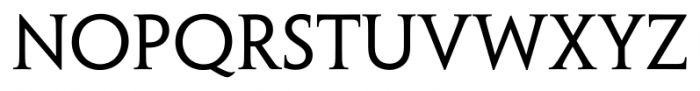 Penumbra Serif Std Regular Font UPPERCASE