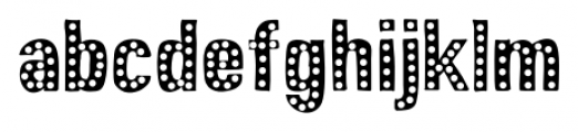 Peperoncino Sans Dotted Font LOWERCASE