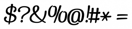 Pepita Script 3 Italic Font OTHER CHARS