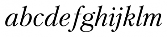 Petersburg Italic Font LOWERCASE