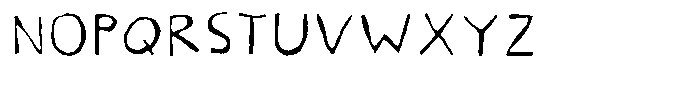 Peaceful Day Inside Font LOWERCASE