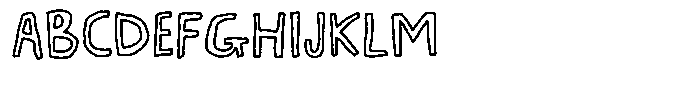 Peaceful Day Outline FONT