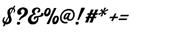 Peach Club Script Regular Font OTHER CHARS