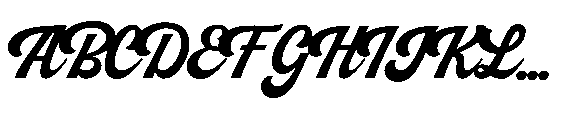 Peach Club Script Regular Font UPPERCASE