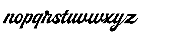 Peach Club Script Regular Font LOWERCASE