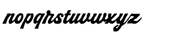Peach Club Script Rough Bold Regular Font LOWERCASE