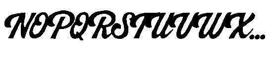 Peach Club Script Rough Regular Font UPPERCASE
