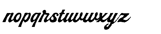 Peach Club Script Rough Regular Font LOWERCASE