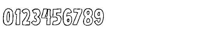Peach Coast Outline Font OTHER CHARS