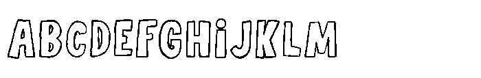 Peach Coast Outline FONT