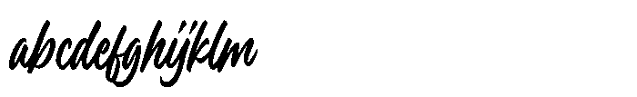 Peach Panturas Font LOWERCASE