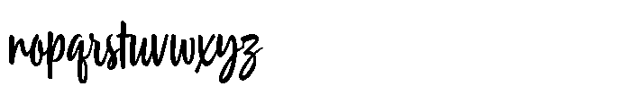 Peachlona Script Font LOWERCASE
