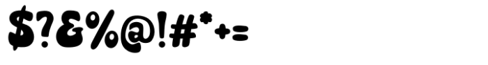 Peachy Rounded Regular Font OTHER CHARS
