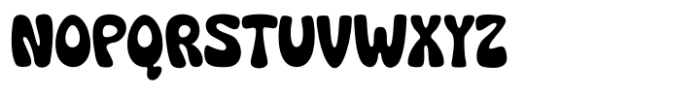 Peachy Rounded Regular Font LOWERCASE
