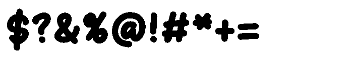 Peachy Sunshine Font OTHER CHARS