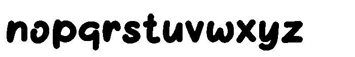 Peachy Sunshine Font LOWERCASE
