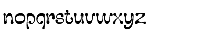 Peacy Rough Font LOWERCASE