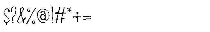 Peanut Sauce Font OTHER CHARS