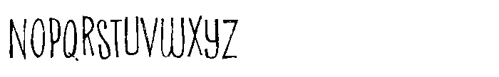 Peanut Sauce Font UPPERCASE