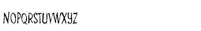 Peanut Sauce Font LOWERCASE