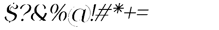 Pear Haresh Italic Font OTHER CHARS