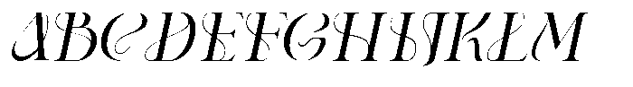 Pear Haresh Italic Font UPPERCASE