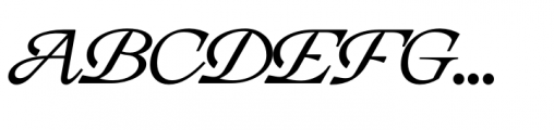 Pearl Blossom Italic Bold Font UPPERCASE