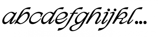 Pearl Blossom Italic Bold Font LOWERCASE