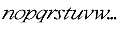 Pearl Blossom Italic Bold Font LOWERCASE