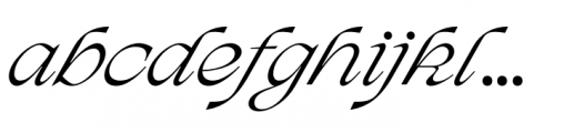 Pearl Blossom Italic Font LOWERCASE