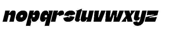 Pearl Mirage Italic Font LOWERCASE