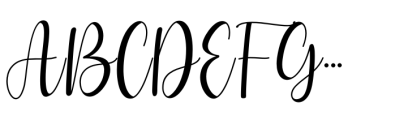 Pearl White Font UPPERCASE