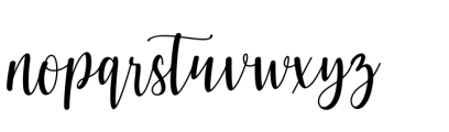 Pearl White Font LOWERCASE