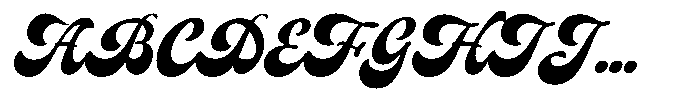 Pearlside Black Font UPPERCASE