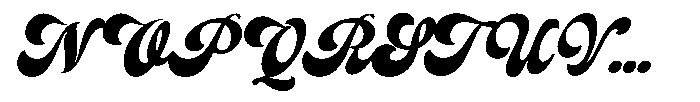 Pearlside Black Font UPPERCASE