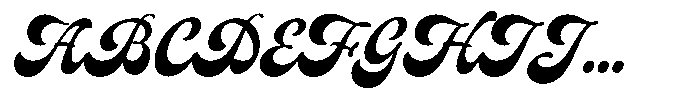 Pearlside Bold Font UPPERCASE