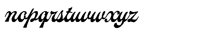 Pearlside Bold Font LOWERCASE