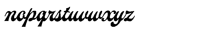 Pearlside Extra Bold Font LOWERCASE