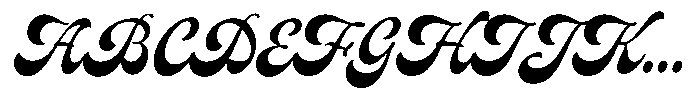 Pearlside Medium Font UPPERCASE