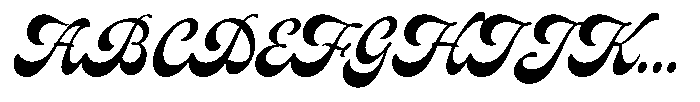 Pearlside Variable Bold Font UPPERCASE