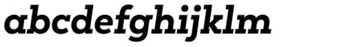 Peckham Bold Italic Font LOWERCASE