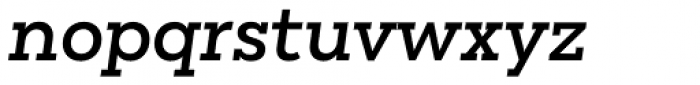 Peckham Semi Bold Italic Font LOWERCASE