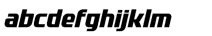 Pedal Track Slant FONT