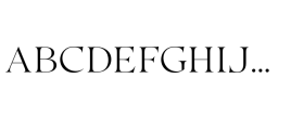 Pedantic Serif Font LOWERCASE