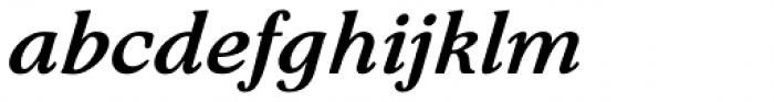 Pedigree Bold Italic Font LOWERCASE