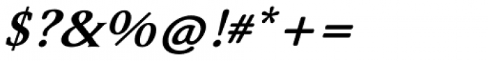 Pedigree Bold Oblique Font OTHER CHARS