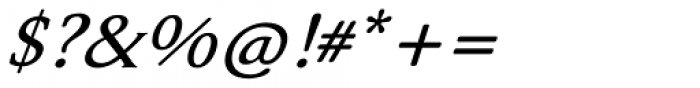 Pedigree Oblique Font OTHER CHARS