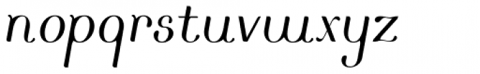Pedrera Italic Font LOWERCASE